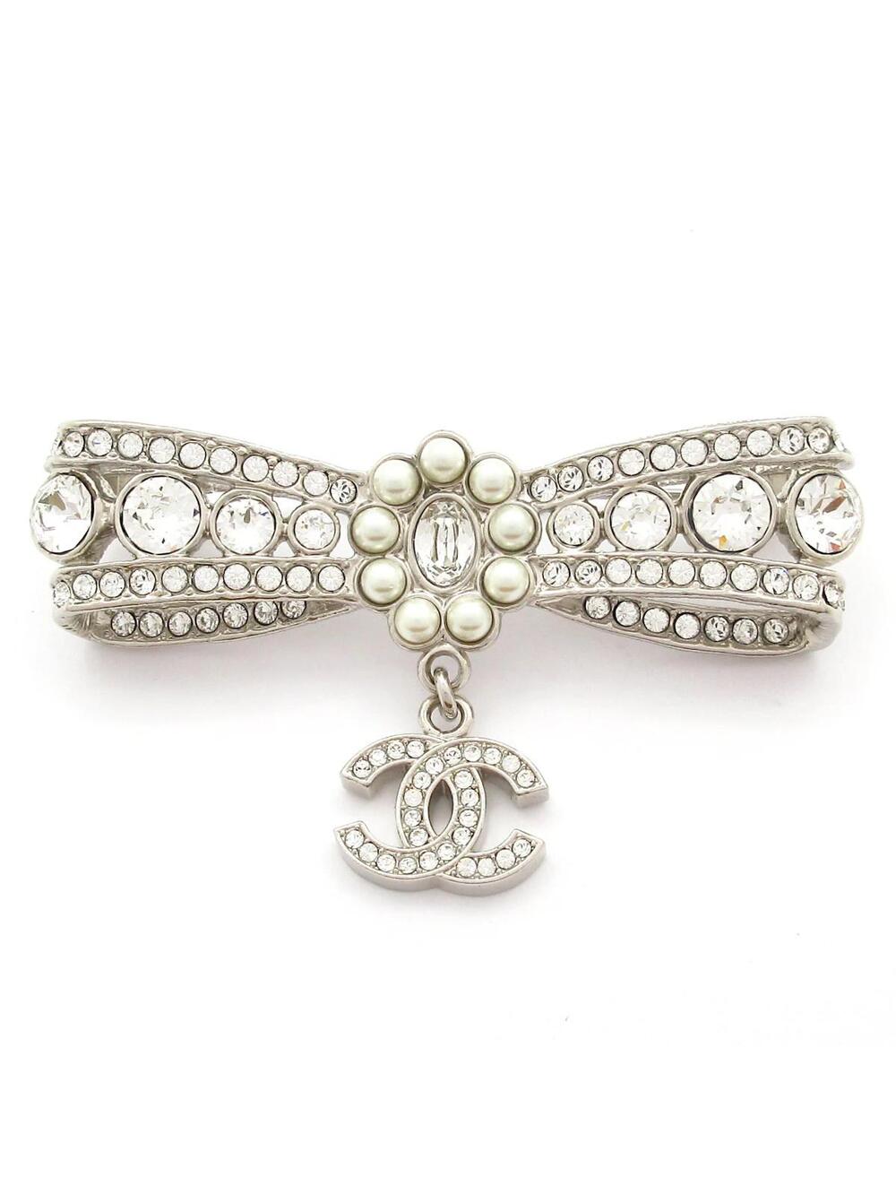 Chanel Coco Silver Clear White Hardware #366461C11B